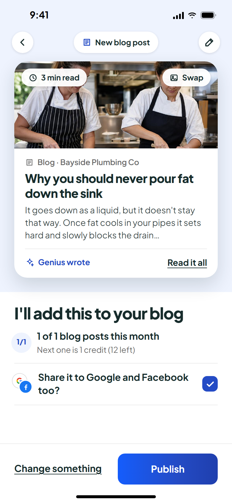 Blog post written by Genius: why you should never pour fat down the sink