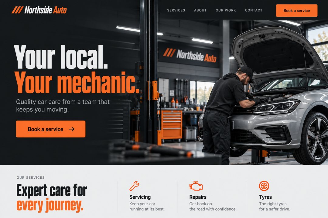 Northside Auto mechanic sample website